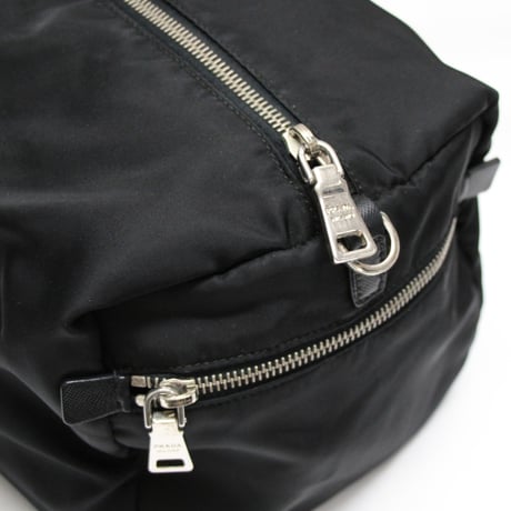 PRADA Mini Bowling Bag Nylon Black BL0567 ＃76435