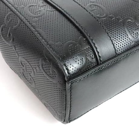 Gucci GG Embossed Leather Mini Tote Bag Shoulder Bag #31953