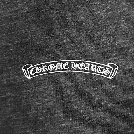 Chrome Hearts Vintage Henley Neck Back Flare Knee 3/4 Sleeve T-Shirt #31767