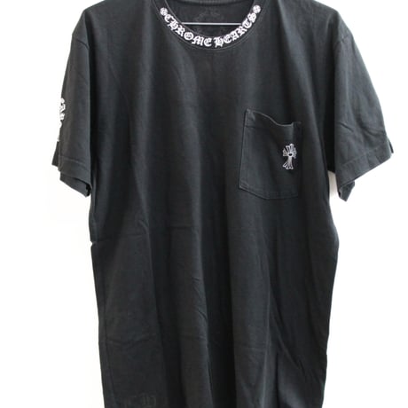 Chrome Hearts Neck Logo CH Cross T-Shirt #32056