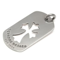 Chrome Hearts Large Cutout Cross Dog Tag #32201