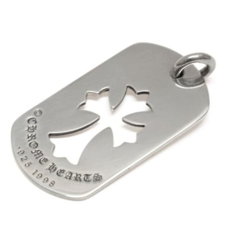 Chrome Hearts Large Cutout Cross Dog Tag #32201