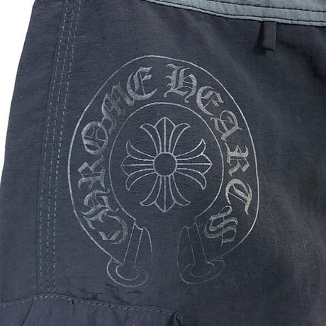Chrome Hearts Horseshoe Cross Button Dagger Zip Swim Shorts #103918