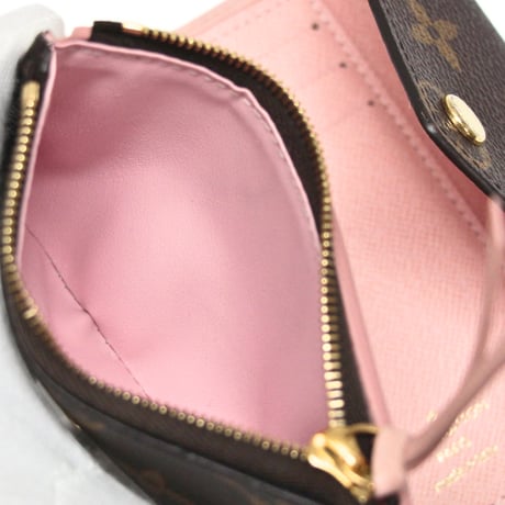 Louis Vuitton Victorine Wallet Monogram Canvas Rose Ballerine M62360 #75677