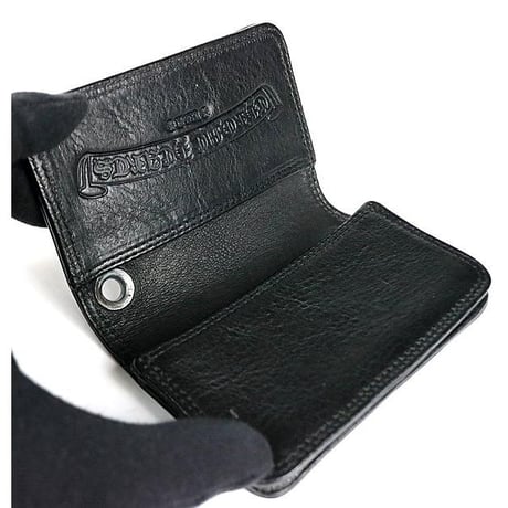 Chrome Hearts Leather Card Case with Grommet #104318