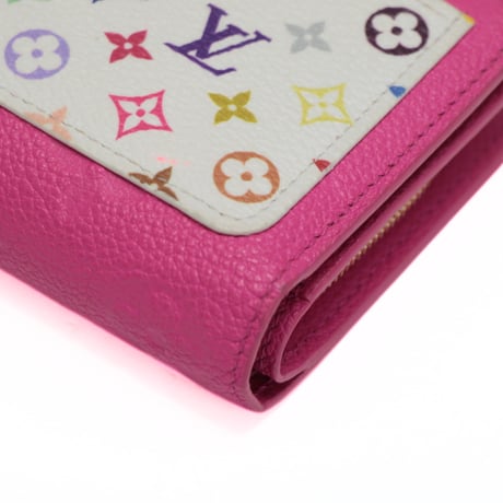 Louis Vuitton x Murakami Portefeuille Claire Wallet Monogram Multicolor Empreinte Pink M14140 #75820