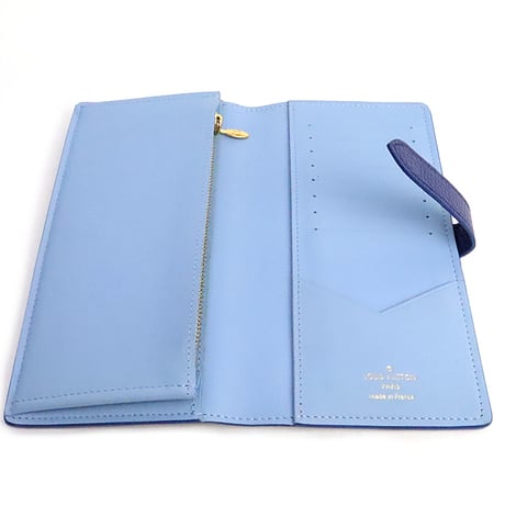Louis Vuitton Capucines Vertical Wallet Taurillon Leather Blue M82441 #19653