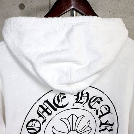 Chrome Hearts CH Plus All-Over Print Horseshoe Pullover Hoodie #31713