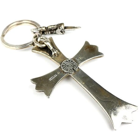 Chrome Hearts Large Cross Split Dagger Keyring #104153