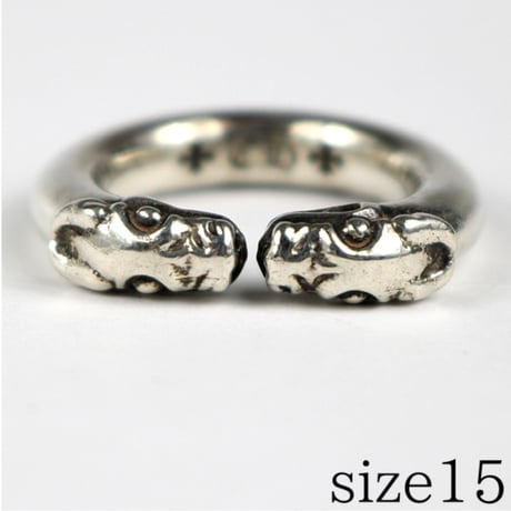 CHROME HEARTS Double Dog Ring #31542
