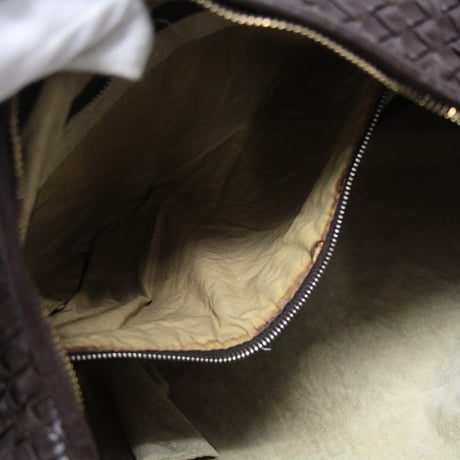 BOTTEGA VENETA Hobo Bag Intrecciato Leather Brown #76596