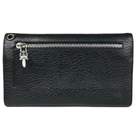 Chrome Hearts Brand-New Cross Button Wave Wallet #30858