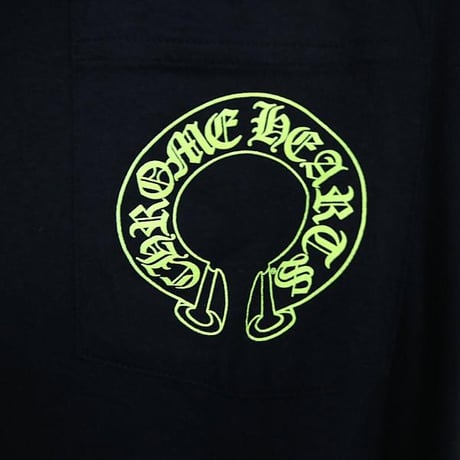 Chrome Hearts Brand New Horseshoe Pocket Long Sleeve T-Shirt Black #103795