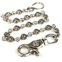 Chrome Hearts #1 Cross Ball 1 Clip Short Wallet Chain #31748
