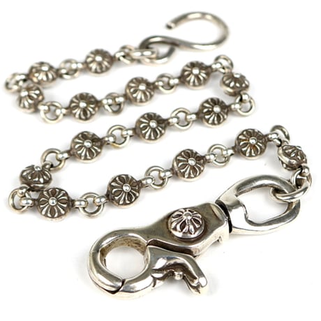Chrome Hearts #1 Cross Ball 1 Clip Short Wallet Chain #31748