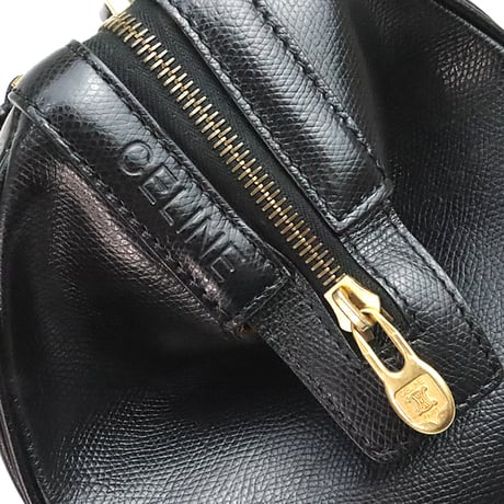 CELINE Duffle bag Leather Black ＃20053
