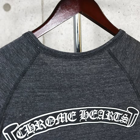 Chrome Hearts Vintage Henley Neck Back Flare Knee 3/4 Sleeve T-Shirt #31767