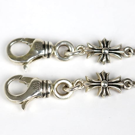 Chrome Hearts Tiny E CH Plus Roll Chain Necklace 30 Inches #31770