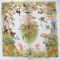 HERMES Carre 90 Silk 100% Scarf Stole "EQUATEUR" #76500