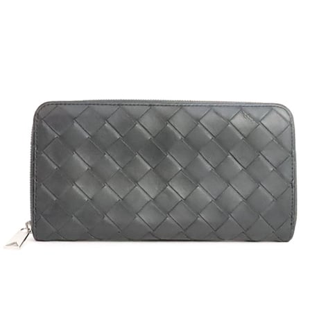Bottega Veneta Intrecciato Calfskin Zip Around Wallet #31957