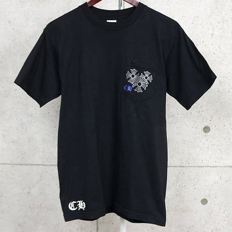Chrome Hearts Old Vintage Circle Logo Print Pocket T-Shirt #31701