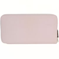 HERMES Azap Long Silk'In Wallet Epsom Leather Mauve Pale #20348