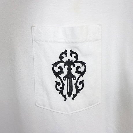 Chrome Hearts Vine Dagger Vertical Logo T-Shirt #31580
