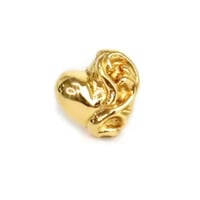 Chrome Hearts 22K Heart Stud Earring #19931