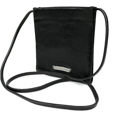 Chrome Hearts CH Cross Patch Square Pocket Leather Shoulder Bag #104262