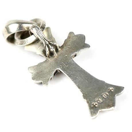 Chrome Hearts Double CH Cross With Bail Pendant #31550
