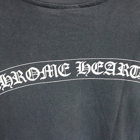 Chrome Hearts Vintage Neck Logo Scroll Label T-Shirt #31831