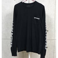 Chrome Hearts Old English Scroll Label Long-Sleeve T-Shirt #31700