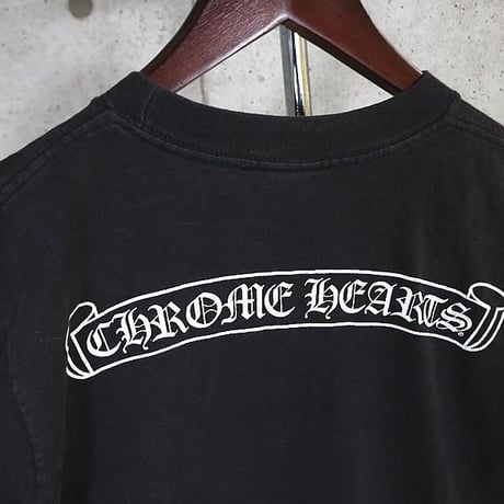 Chrome Hearts Old Vitage Horseshoe Scroll Label Print T-Shirt #103825