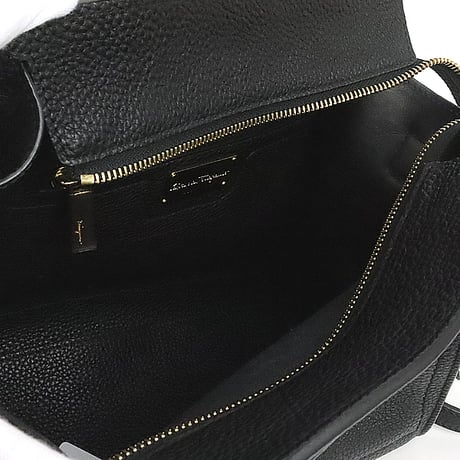Salvatore Ferragamo Amy Handbag Leather Black #19874