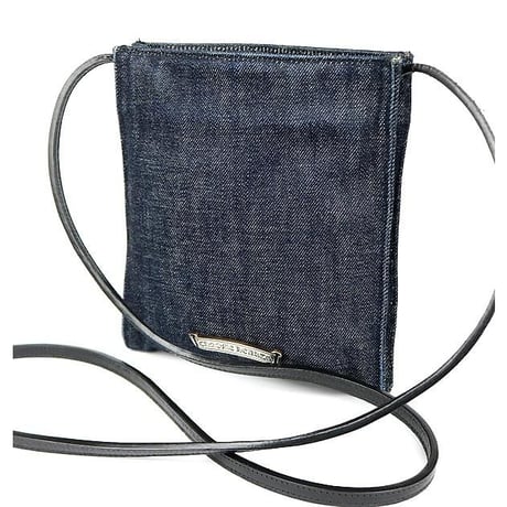 Chrome Hearts CH Cross Patch Square Pocket Denim Shoulder Bag #104227