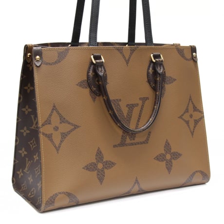 Louis Vuitton Medium OnTheGo Tote Bag Monogram Giant Reverse M45321 #75686
