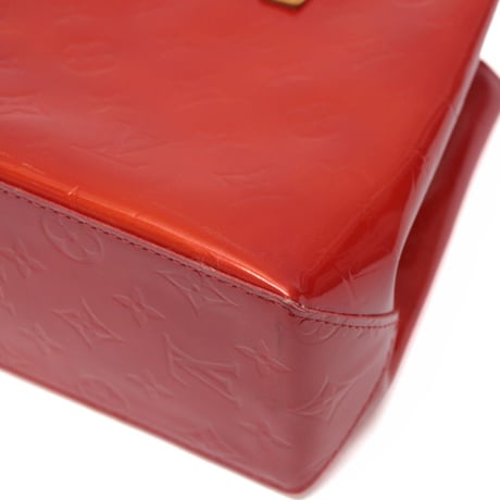 Louis Vuitton Reade PM Handbag Monogram Vernis Rouge M91990 #76461