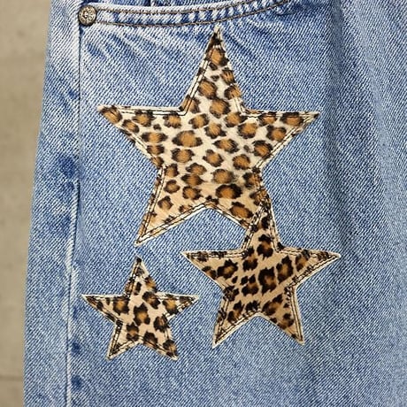 Chrome Hearts Levi's Brand New U VNTG Leopard Strar Denim Pants 29inches #30838