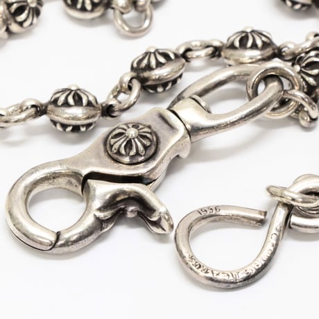 Chrome Hearts #2 Cross Ball 1 Clip long Wallet Chain #32063