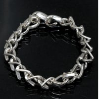 TIFFANY＆Co. Forge Medium Link Bracelet Sterling Silver 925 #75657
