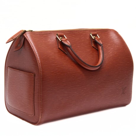 Louis Vuitton Speedy 30 Handbag Epi Leather Brown M43003 #76185