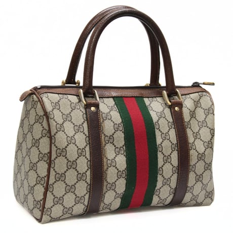 GUCCI Mini Bowling Bag GG Canvas Beige #76205