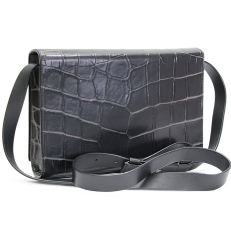 Alexander McQueen 4-Ring Skull Knuckle Shoulder Bag Leather Black #32105