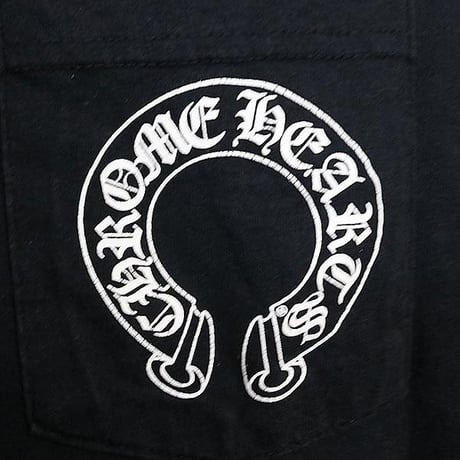 Chrome Hearts Horseshoe T-Bar Print Pocket T-Shirt #103973