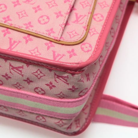 Rare! Louis Vuitton Sac Mary Kate 48H Messenger Bag Monogram Mini Lin Pink M92932 #76411