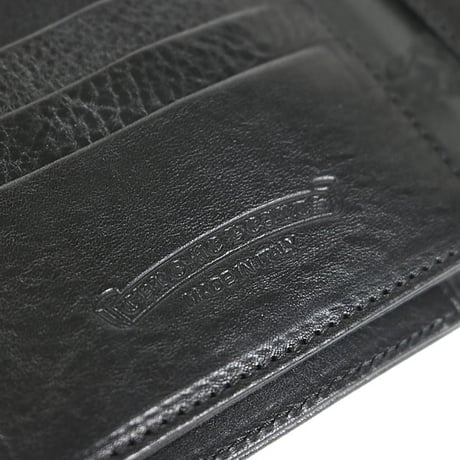 Chrome Hearts Brand-New Wave Wallet Cross Button Tri-Fold Leather Wallet #100117