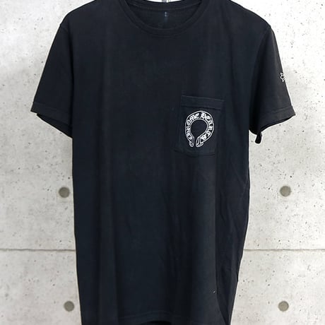 Chrome Hearts Small CH Cross Horseshoe Graphic T-Shirt Black #31694