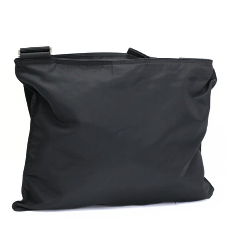 PRADA Triangle Logo Shoulder Bag Nylon Black #75900