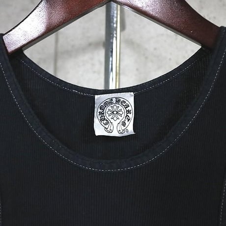 Chrome Hearts Vintage NYC Exclusive "FUCK YOU" Large Cross Horseshoe Print Tank Top #104311