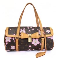 Louis Vuitton x Murakami Papillon Handbag Monogram Cherry Blossom M92009 ＃75698